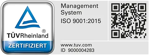 TÜV Rheinland zertifiziert